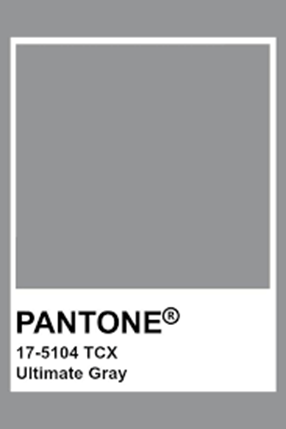 Pantone color chip ultimate gray, is the color gray going out of style?