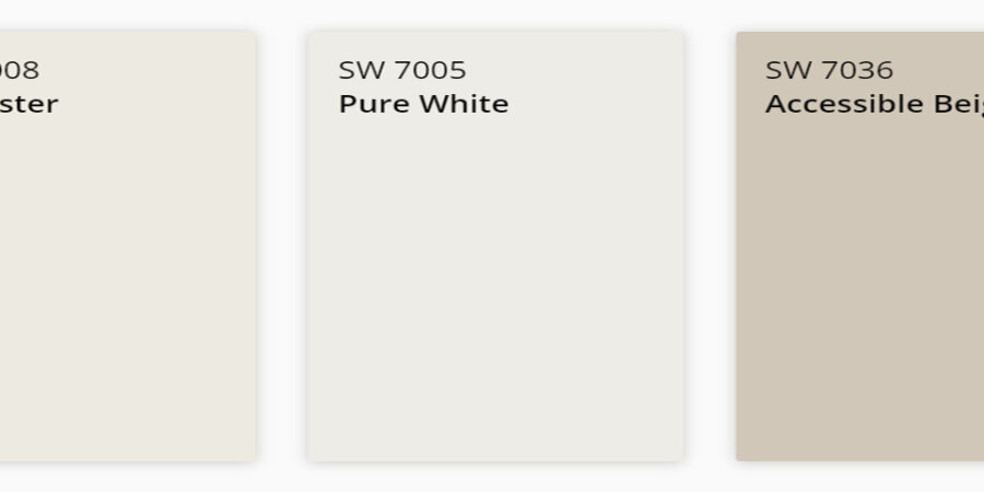 Beige paint swatch by Sherwin-Williams